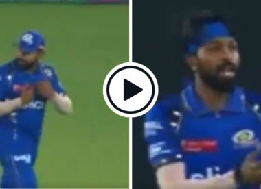 Watch: 'You'll have to go back' - Hardik Pandya moves ex-captain Rohit Sharma around in the field