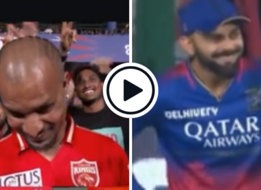 Watch: Virat Kohli laughs at fake Shikhar Dhawan in the crowd