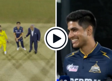 Watch: 'Bat first, bowl first sorry' - New captain Shubman Gill fumbles his words at the toss