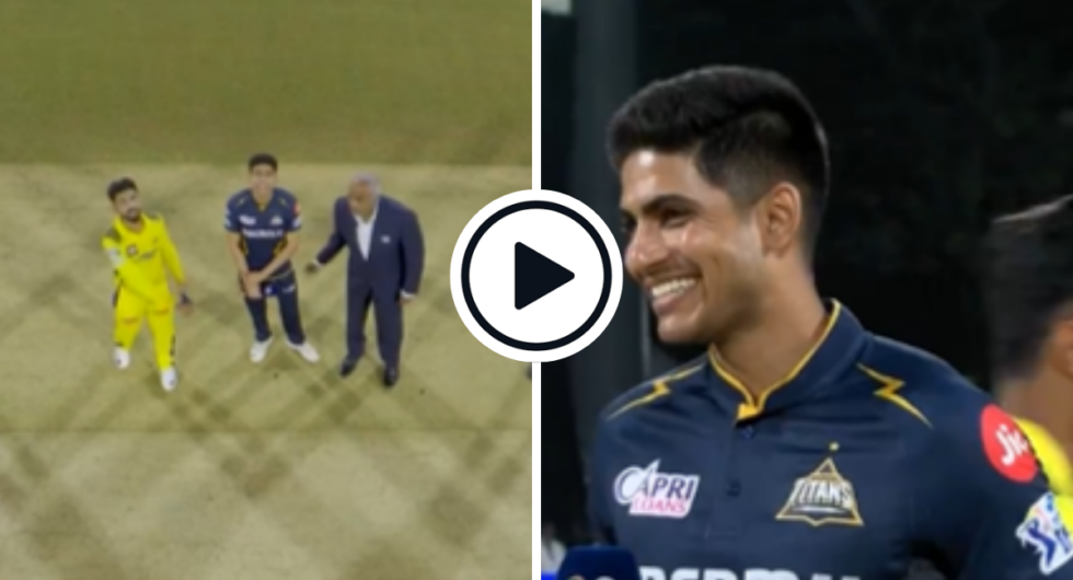 Watch: Gujarat Titans skipper Shubman Gill fumbled with his words after winning the coin toss, first saying he wanted to bat first before changing his decision