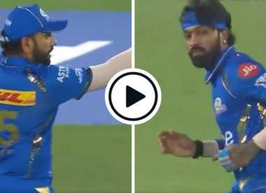 Watch: Rohit Sharma and Hardik Pandya switch roles, former captain sends new captain to boundary