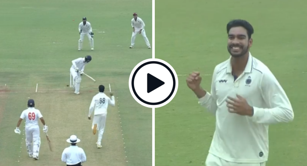 Venkatesh Iyer bowled a hooping inswinger in the Ranji Trophy