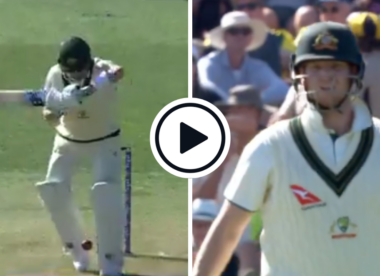 Watch: Steve Smith falls lbw shouldering arms to debutant, reviews in vain