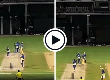 Watch: MS Dhoni celebrates after hitting Dwayne Bravo for six in CSK pre-season practice