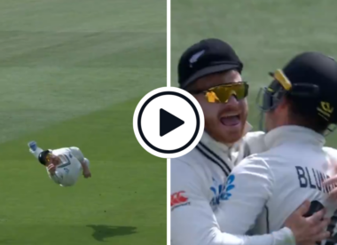 Watch: Phillips takes astonishing full-stretch one-handed grab to dismiss Labuschagne on 90