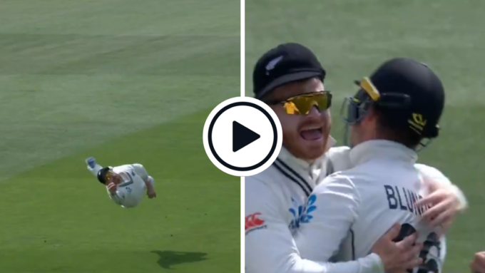 Watch: Phillips takes astonishing full-stretch one-handed grab to dismiss Labuschagne on 90