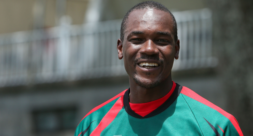 Kenya cricketer Collins Obuya