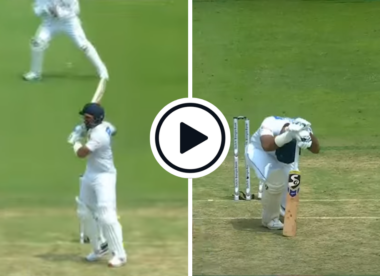 Watch: Khaled Ahmed bounces out Mendis, bowls Karunaratne with inswinger in game-changing over