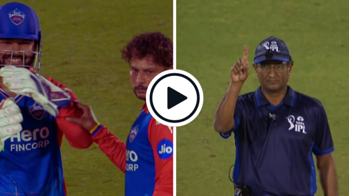 Watch: Kuldeep Yadav physically forces Rishabh Pant to gesture for DRS, gets Jos Buttler lbw