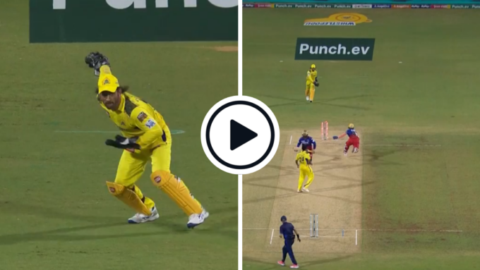 Watch: ‘Still got it’ – MS Dhoni runs out RCB batter with direct underarm throw