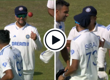 Watch: Kuldeep Yadav and R Ashwin in playful argument over match ball after completing five-for