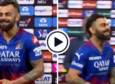 Watch: 'He's wondering why it's him' - Virat Kohli laughs while collecting most sixes award