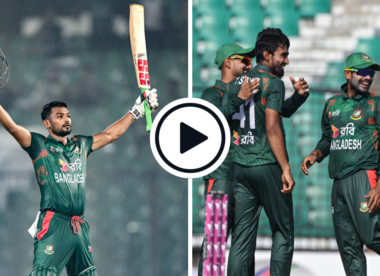Watch highlights: Shanto century guides Bangladesh to win after early collapse in first ODI | BAN vs SL 2024