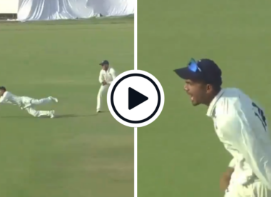 Watch: Vidarbha captain dismissed after stunning one-handed slip catch by MP substitute fielder in Ranji Trophy semi-final