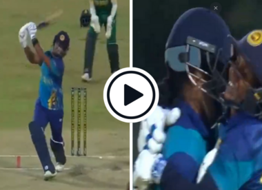 Watch: Chamari Athapaththu seals first-ever 300-plus chase in Women’s ODIs with massive six