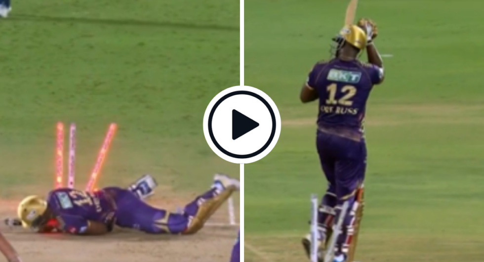 Watch: Andre Russell was floored by a toe-crushing yorker from Ishant Sharma in the last over of Kolkata Knight Riders’ innings against Delhi Capitals