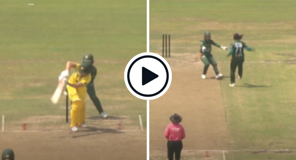Watch: Bangladesh pacer Fariha Trisna picked up her second T20I hat-trick against Australia Women in the second game today
