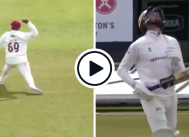 Watch: Karun Nair direct hit runs out Peter Handscomb for 99 in County Championship
