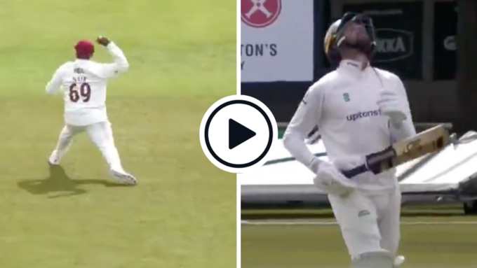 Watch: Karun Nair direct hit runs out Peter Handscomb for 99 in County Championship