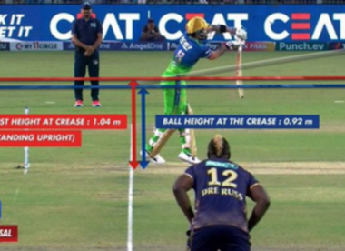 Explained: Why Kohli’s dismissal against KKR was legal despite the ball hitting him above waist
