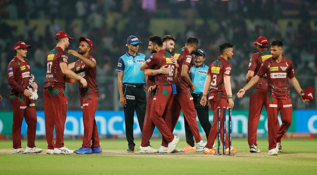 Lucknow Super Giants in maroon and green, IPL 2023