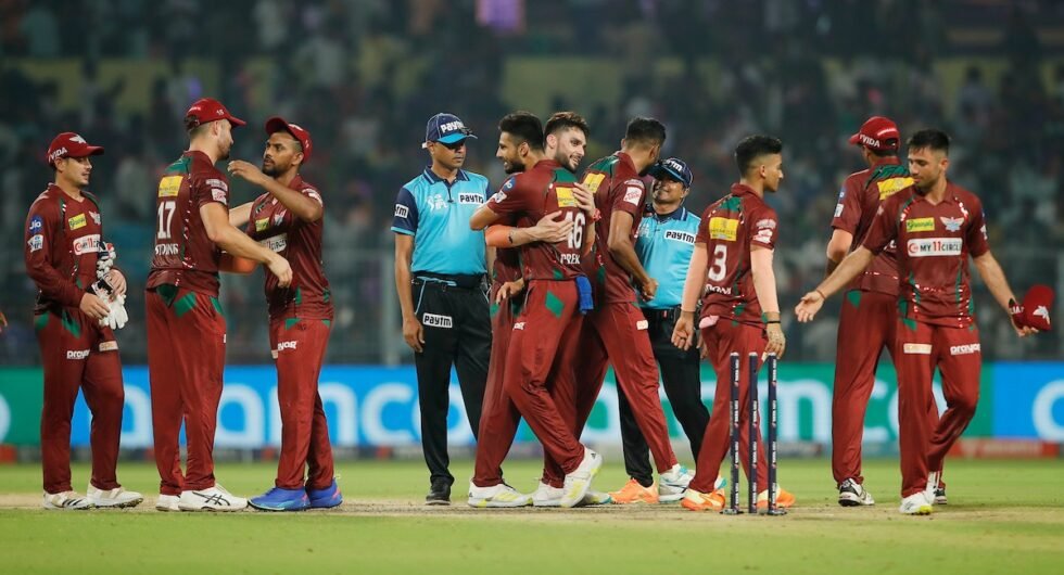 Lucknow Super Giants in maroon and green, IPL 2023