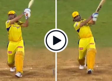 Watch: MS Dhoni smashes Hardik Pandya for three sixes off his first three balls