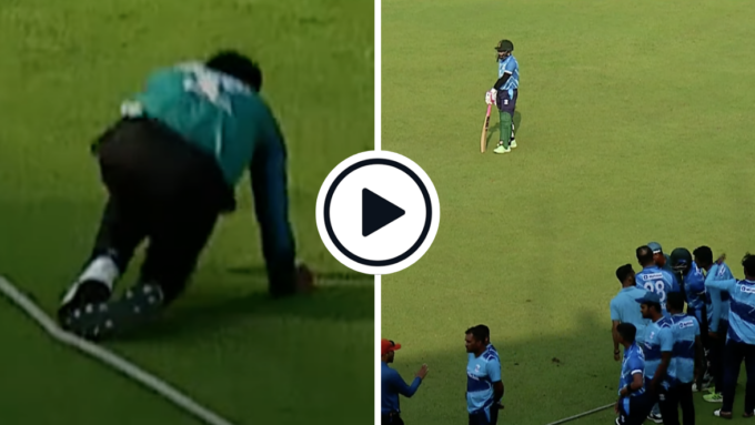 Watch: Mushfiqur Rahim delays game for 10 minutes after dismissal by controversial catch