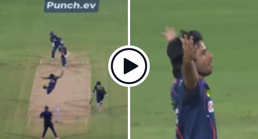 Watch: Ravi Bishnoi grabbed a stunning one-handed catch off his bowling to send back Kane Williamson during the 2024 IPL clash
