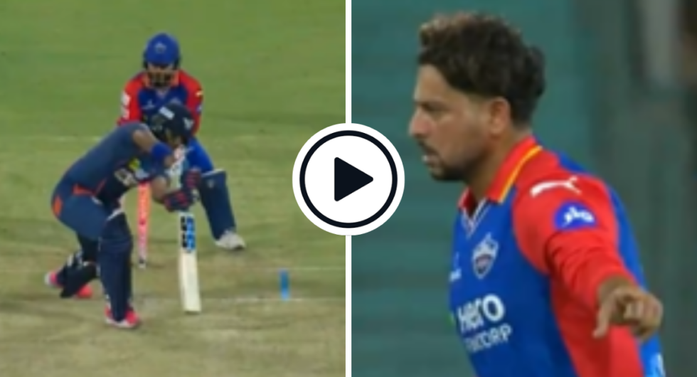 Watch: Kuldeep Yadav picked up 3-20 on his IPL comeback, which included a brilliant delivery to dismiss Nicholas Pooran for a first-ball duck