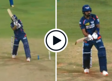 Watch: KL Rahul caps off 20-run over with 'classy' helicopter shot