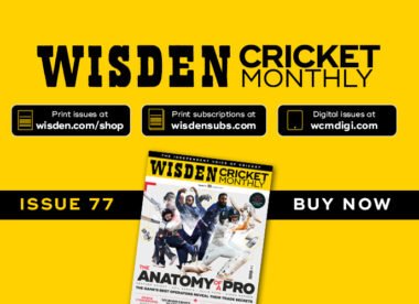 Wisden Cricket Monthly issue 77 – Performance special with Pope, Knight and Rashid