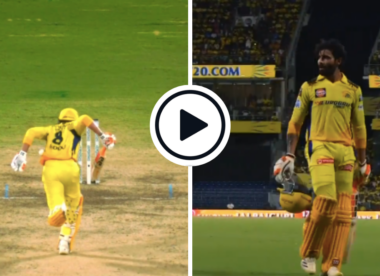 Watch: Ravindra Jadeja out obstructing the field after coming in the way of throw