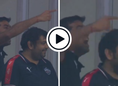 Watch: Delhi Capitals owner Parth Jindal chants 'Out' after controversial Samson dismissal