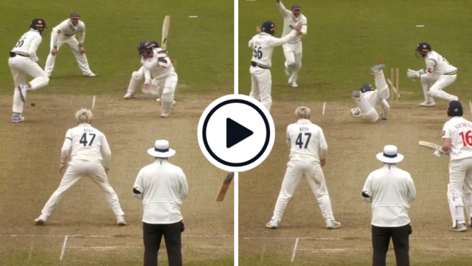 Watch: Joe Root effects bizarre run out from silly point off full-blooded drive