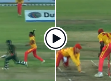 Watch: Mustafizur Rahman survives two run outs in one ball after hilarious misfields by Zimbabwe