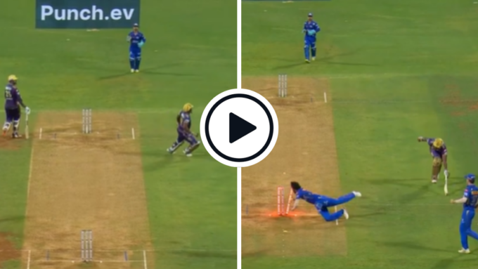 Watch: Andre Russell run out in chaotic style after being sent back late by Iyer