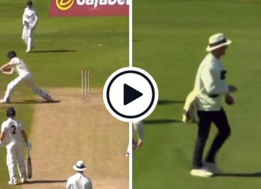 Watch: Zak Crawley has 100th run chalked off after double-bouncer ball called dead