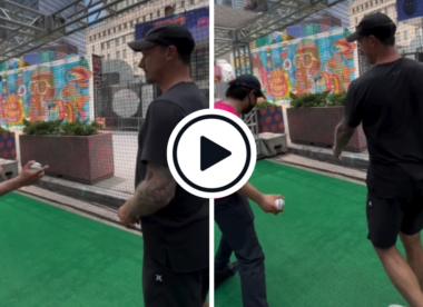 Watch: Dale Steyn receives bowling lesson from oblivious American T20 World Cup staff members